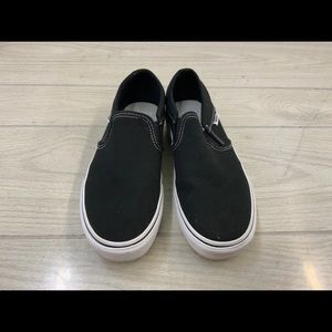Vans Asher Slip On Comfort Sneaker, Women's Size 6.5 M, Black MSRP $55